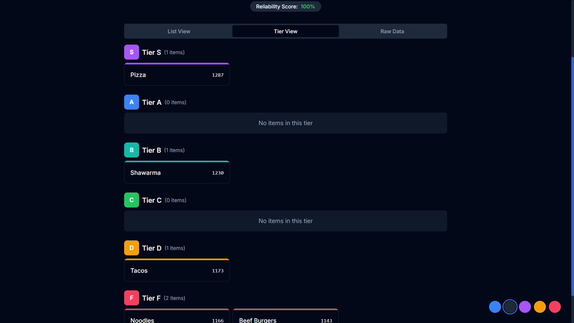 ELO Ranker screenshot 6