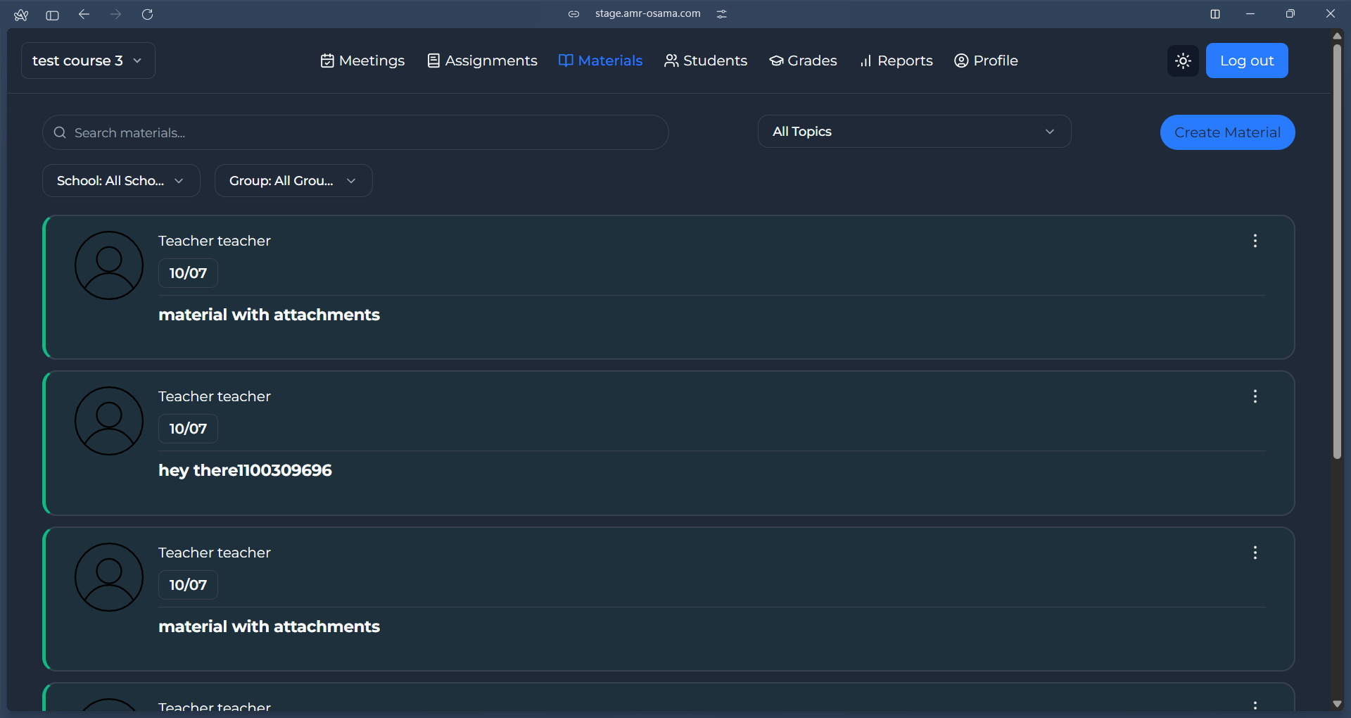 IGCSE CS Learning Management System screenshot 3