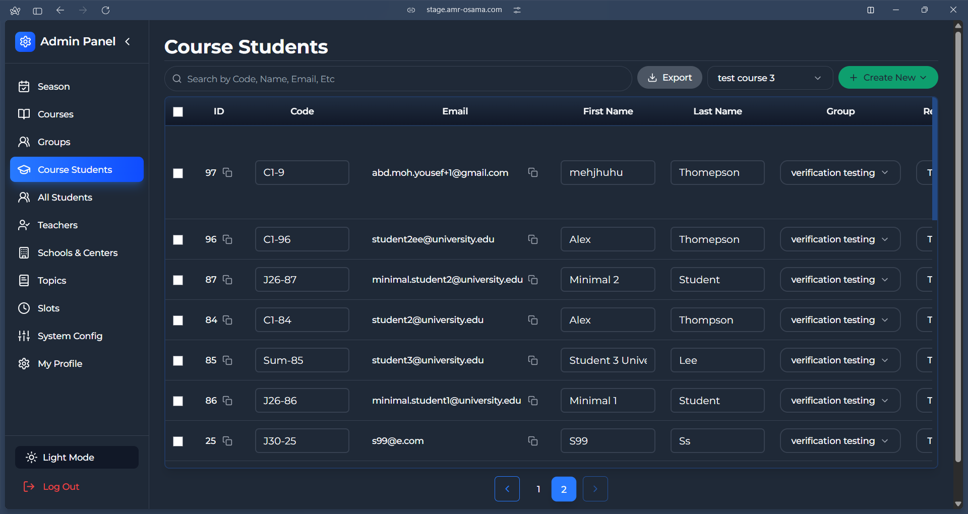 IGCSE CS Learning Management System screenshot 4