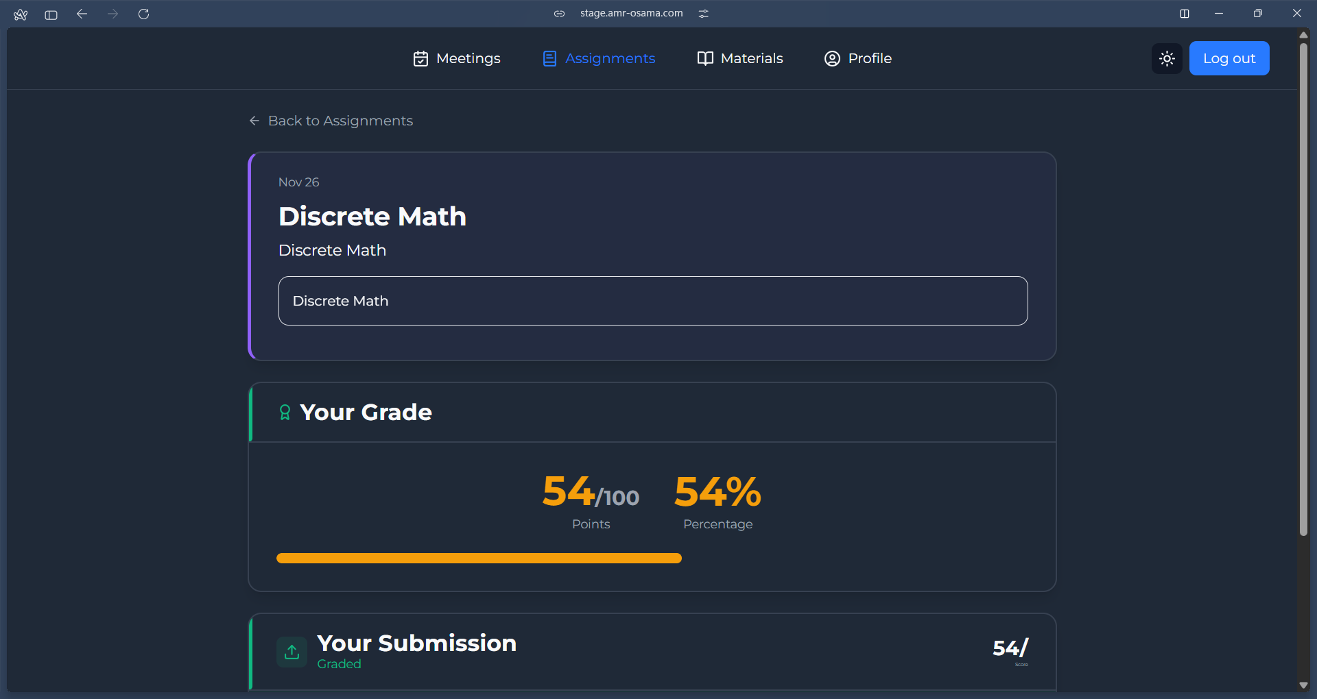 IGCSE CS Learning Management System screenshot 6